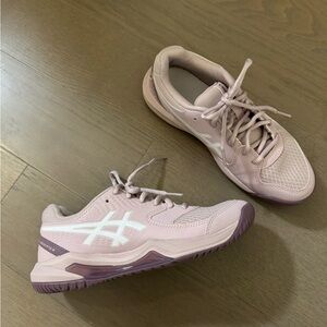 ASICS Women's Gel-Dedicate 8 Tennis Shoes Rose / White size 6